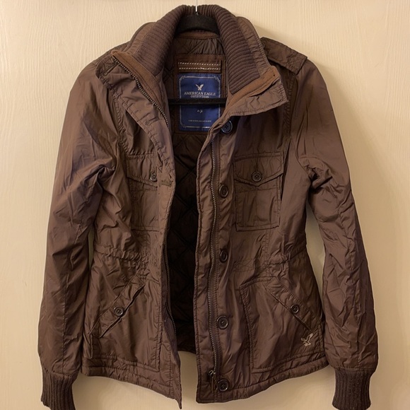 American Eagle Chocolate Brown Jacket - Picture 8 of 8